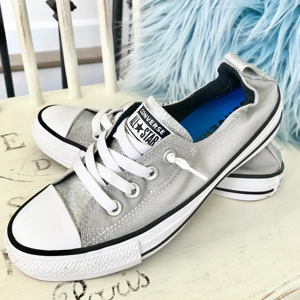 Converse, All Star, Shoreline, Classic, Slip On Sneakers, Womens, Size 6.5, Grey - Picture 2 of 16